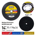 Metal Cutting Disc / Type 41 Flat / 1 Piece / 14” (350mm) / Thickness 3/32”