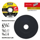 Extra Thin Metal Cutting Disc / Type 41 Flat / 1 Piece / 4-1/2 (115mm) / Thickness 3/64"/metal