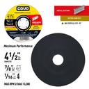 Extra Thin Metal Cutting Disc / Type 41 Flat / 1 Piece / 4-1/2 (115mm) / Thickness 1/16"