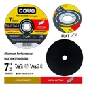 Extra Thin Metal Cutting Disc / Type 41 Flat / 1 Piece / 7" (180mm) / Thickness 1/16"/metal