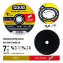 Extra Thin Metal Cutting Disc / Type 41 Flat / 1 Piece / 7" (180mm) / Thickness 5/64"