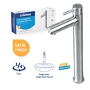 Single Handle Bathroom Faucet - Stainless Steel - Height 30cm - 290g - Stain