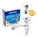 Single Handle Bathroom Faucet - Zinc & ABS - 266g - Chrome
